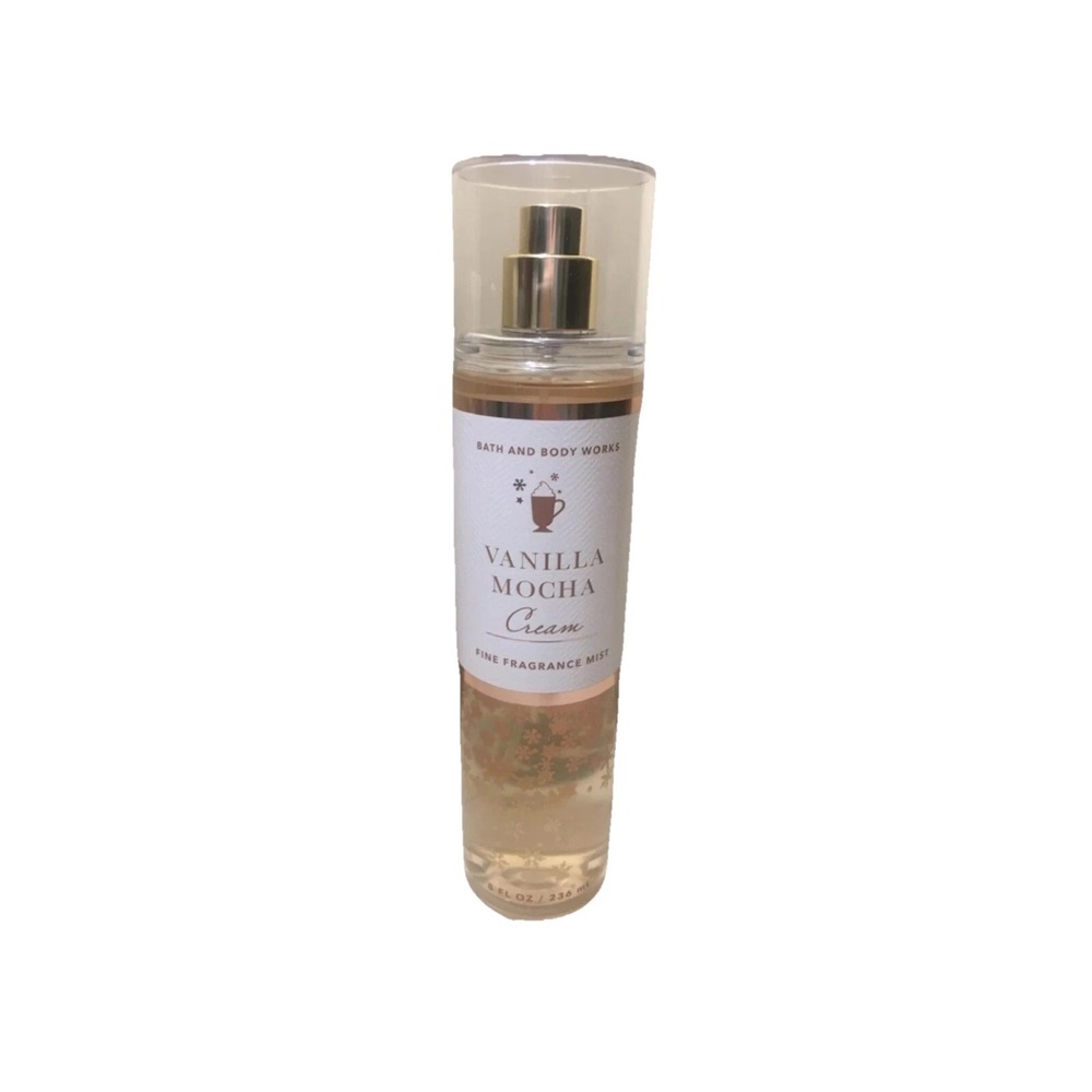 Bath & Body Works VANILLA MOCHA CREAM Fine Fragrance Mist 8 Oz New
